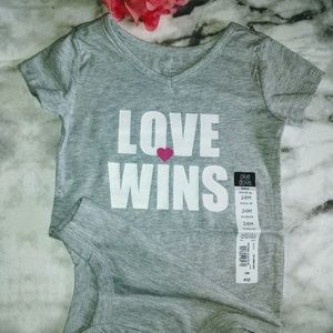 💗 LOVE WINS Onesie by Okie Dokie